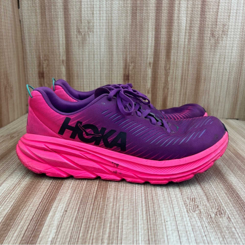 Hoka Women's Athletic Shoes in Purple and Hot Pink